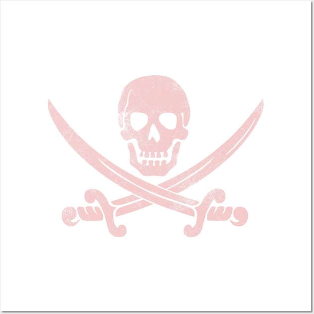 Millennial Pink Pirate Wall Art by FandomTrading